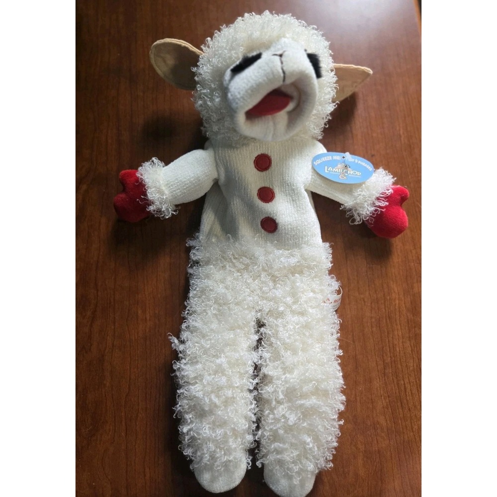 Vintage NEW Lamb Chop Hand Puppet 2004 Says 10 Phrases. Works! NOS